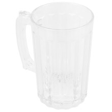 acrylic beer mug cup with handle 390ml for home bar juice water