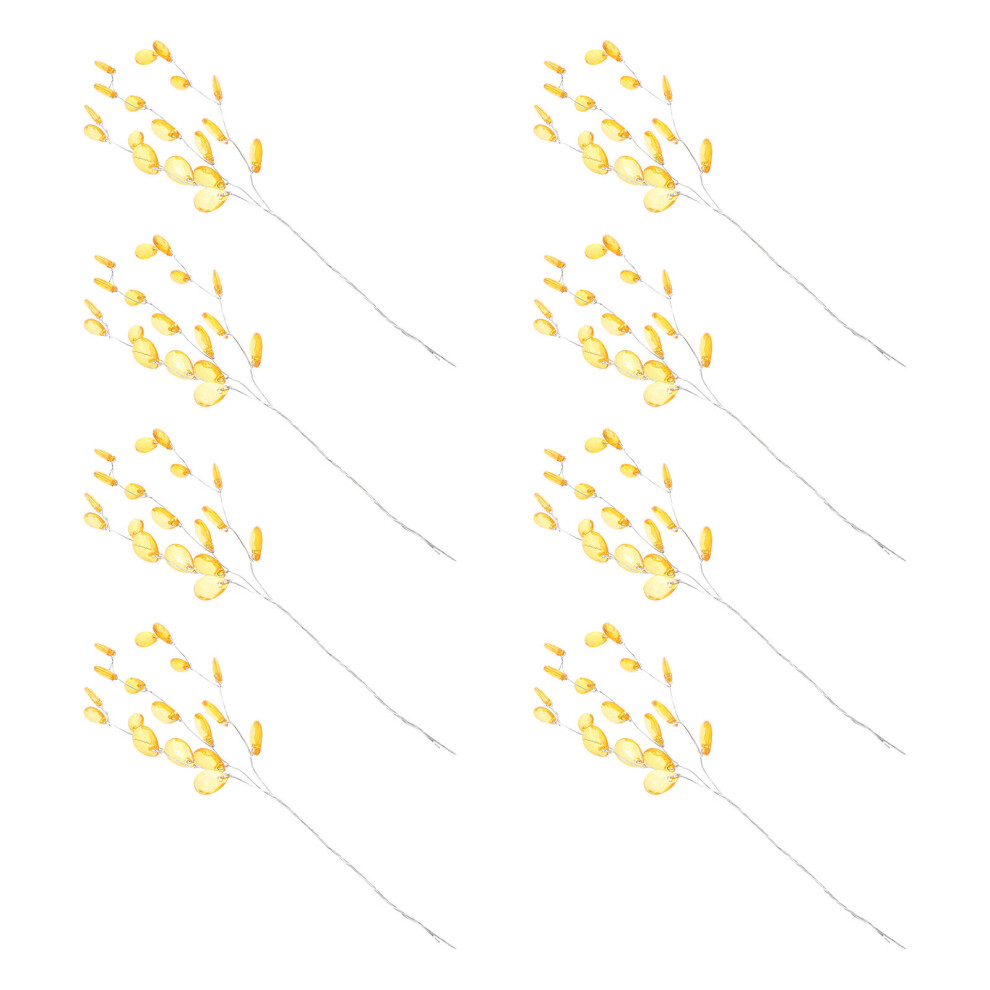 100 pcs hand-woven acrylic flower branches wreath decoration material-image-OPC-PKKF7VP-NEW