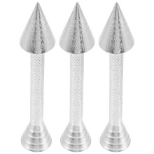 3-teiliger nagel-halter aus aluminiumlegierung für blumen und torten
