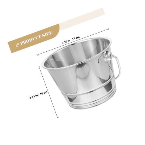 2pcs portable ice storage bucket for wine beer with ice cube container 1