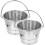 2pcs portable ice storage bucket for wine beer with ice cube container 8