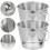2pcs portable ice storage bucket for wine beer with ice cube container 4