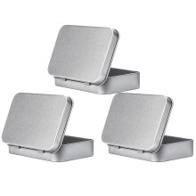 3pcs Boxes Tinplate Storage Box Portable Jar Mini