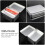 3pcs Boxes Tinplate Storage Box Portable Jar Mini 7