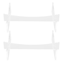 2 pcs acrylic football stand holder for sports balls and gloves