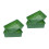 4 pcs plastic flat tray, rectangular hollow for plants 8
