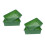 4 pcs plastic flat tray, rectangular hollow for plants 10