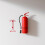 Portable Door Plug Frosted Extinguisher Rack 3