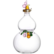 glass gourd shaped creative delicate drinking container
