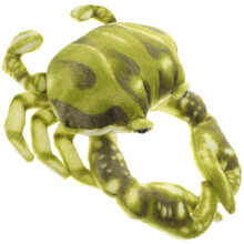 simulated crab throw pillow realistic stuffed plush marine decor