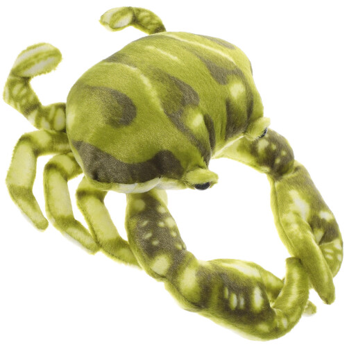 simulated crab throw pillow realistic stuffed plush marine decor