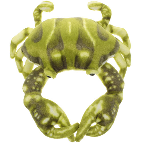 simulated crab throw pillow realistic stuffed plush marine decor 2