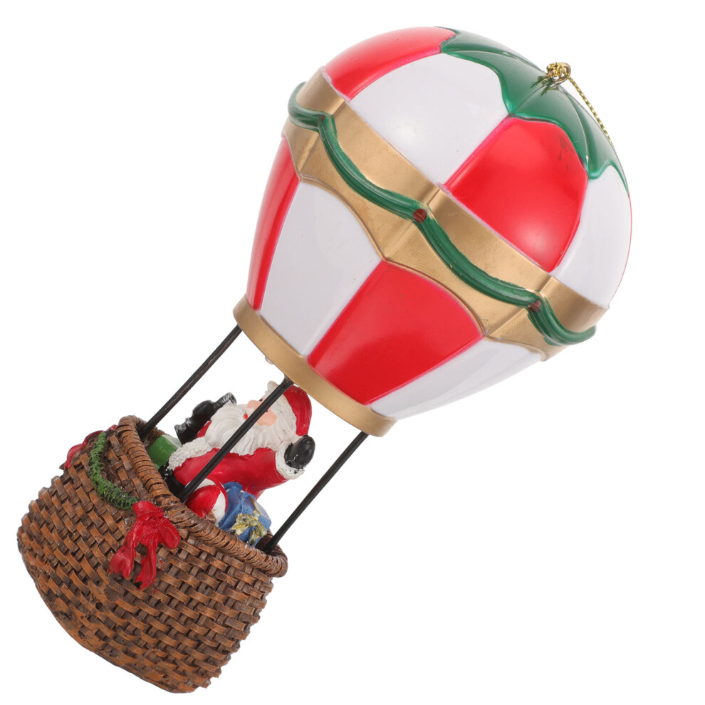 Figurka ŚWięTego MikołAja Z żYwicy, Ozdoba Choinkowa Ze śWiatłEm-image