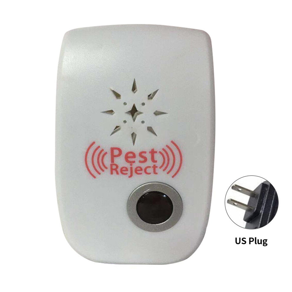 (US Plug) Sonic Pest Repeller LED Light Garden Bedroom Low Noise Insect Control-image-OPC-PKKFKZX-NEW