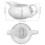 3-teiliges set milchkännchen für , schäumer, schäumbecher 2