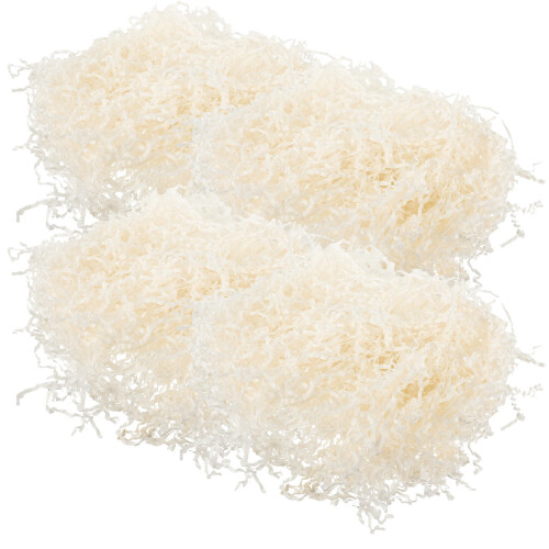 4 pack zerkleinertes Papier, Füllmaterial für Geschenkboxen -körbe 1
