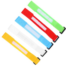 5er-pack led-leuchtarmbänder für nachtläufe, buttery-style