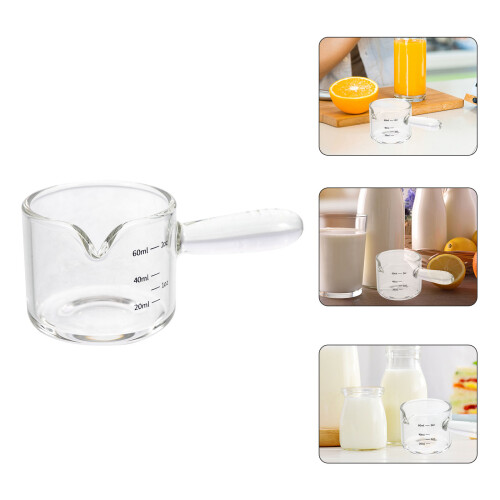 kaffeeglas mit , coffeetasse, espressomessbecher, spitz zulaufend 2