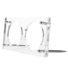 -schlitz münzpräsentations-display 60 mm mit schutzbox
