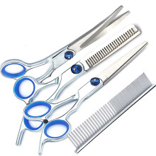 Hundepflegescheren-Set aus Edelstahl, komfortable,