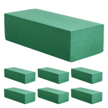 7-teilige grüne blumensteine, , saugfähig, 9,04“ x 4,32“ x 2,75“