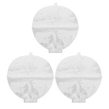 3Stk Fan Cover Bag: Transparente PVC Schutzhülle Für Runde Faltfächer