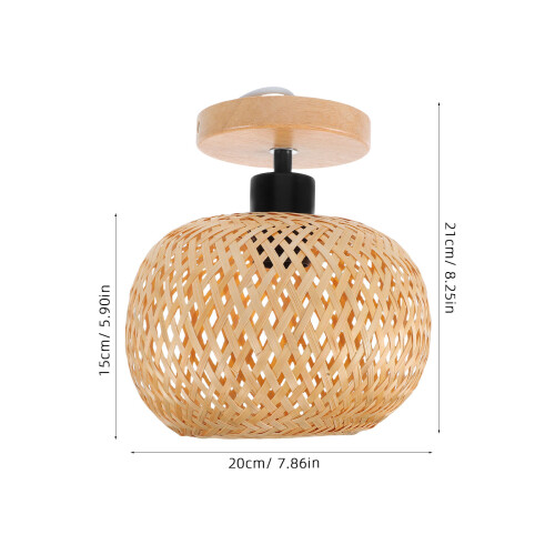 deckenleuchte gewebtem , rustikale retro-lampe für zu hause 1