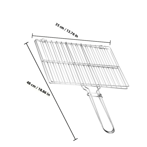 grillkorb mit klappverschluss für und gemüse 1