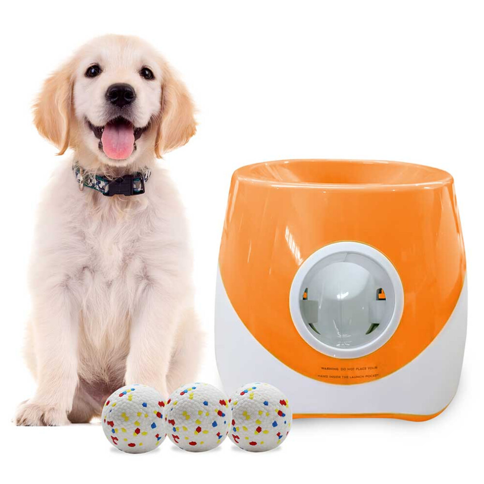 Automatic Dog Ball Launcher Pet Play Toys Ball Thrower Fetch Machine