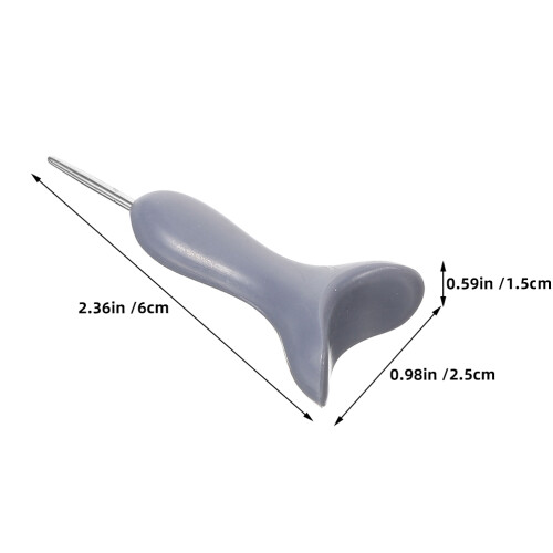 2 blindenschrift-stylus sattelform, schreibwerkzeug grau 1