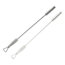 2 metall cuticle-pusher: nagellackentferner & schaber