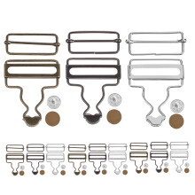 12 sets metall-suspenderschnallen für overalls, verstellbar