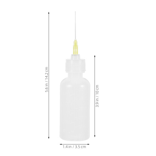 5 ud frascos 55 ml con punta precisión para pegamento y pintura 2