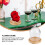 dried flower glass dome with wood base 11