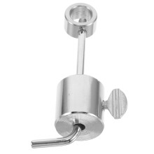 Silver Iron Bbq Spit Rod Stops Rotisserie Weight for Home Grill