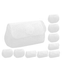 10 uds hojas malla plástica para bolsas y manualidades ligeras portátiles