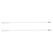 2 Stuks Blind Tilt Wand: 16,97 Inch Wit Glasvezel Met Haak