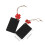 10pcs mini rectangular wooden blackboard price tags with red flower 2