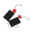 10pcs mini rectangular wooden blackboard price tags with red flower 3