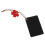 10pcs mini rectangular wooden blackboard price tags with red flower 7