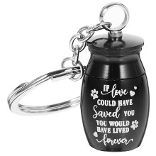 5pcs dog ashes urn keychain pet cremation keepsake hanging ornament
