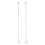 adjustable adhesive shower curtain tension rod 1 pair 9