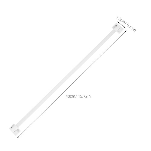 adjustable adhesive shower curtain tension rod 1 pair 1