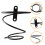 6 pcs iron wall mounted spiral wine rack for home or restaurant use 9