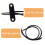 6 pcs iron wall mounted spiral wine rack for home or restaurant use 8
