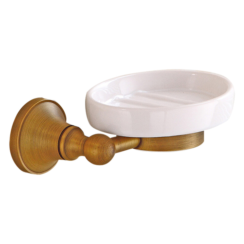 oval ceramic soap dish wall mounted copper holder for bathroom-image-OPC-PKKFXNV-NEW