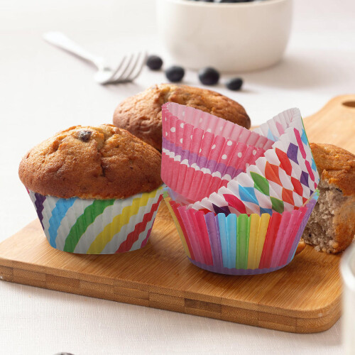 500 pcs muffin baking cups cupcake cake wrappers assorted colors 1