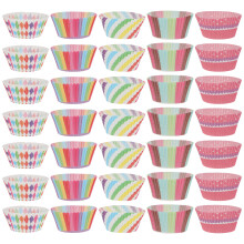 500 pcs muffin baking cups cupcake cake wrappers assorted colors