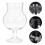 tulip shaped glass footed cocktail goblet cup 3