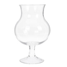 tulip shaped glass footed cocktail goblet cup